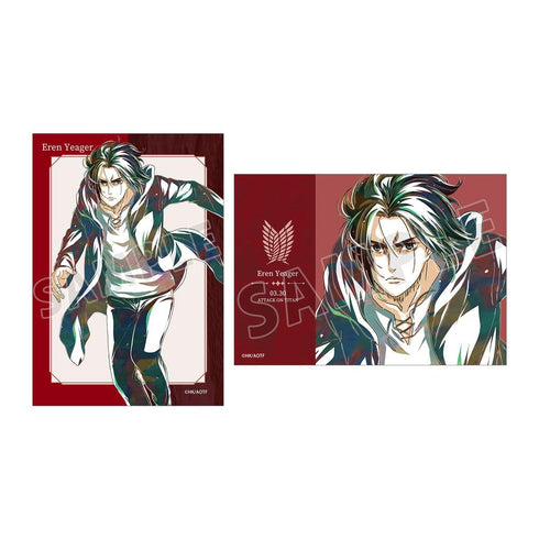 『進撃の巨人』エレン Ani-Art 第5弾 ブロマイド2枚セット