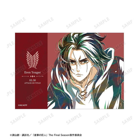 『進撃の巨人』エレン Ani-Art 第5弾 ブロマイド2枚セット