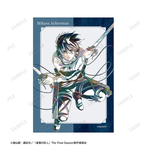 『進撃の巨人』ミカサ Ani-Art 第5弾 ブロマイド2枚セット