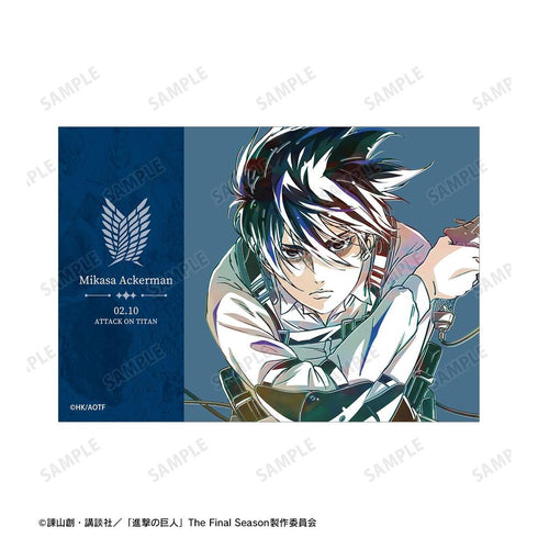 『進撃の巨人』ミカサ Ani-Art 第5弾 ブロマイド2枚セット
