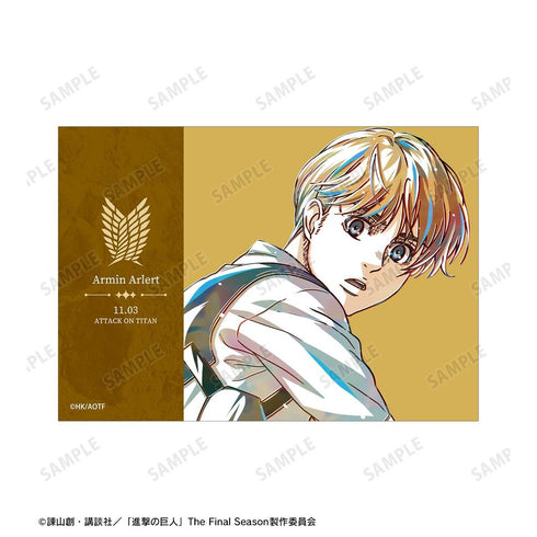 『進撃の巨人』アルミン Ani-Art 第5弾 ブロマイド2枚セット