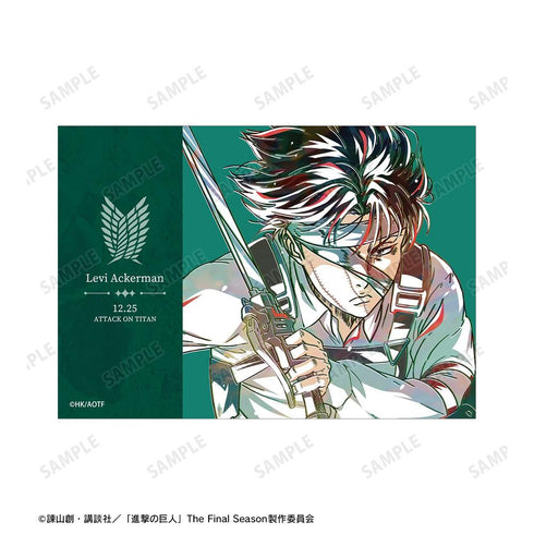 『進撃の巨人』リヴァイ Ani-Art 第5弾 ブロマイド2枚セット