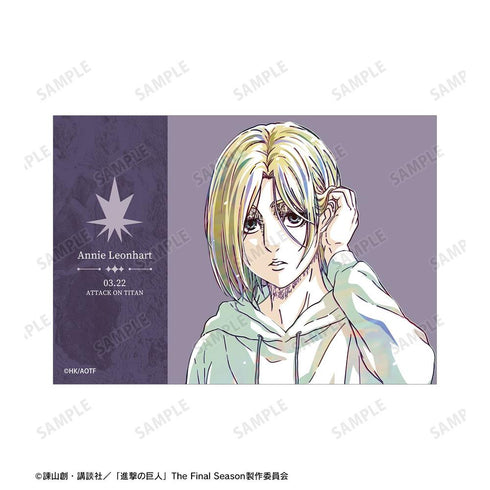 『進撃の巨人』アニ Ani-Art 第5弾 ブロマイド2枚セット