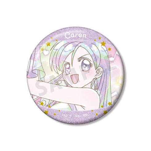 "Pichi Pichi Pitch" Karen Ani-Art KAWAII Label 75mm Glitter Pin Badge