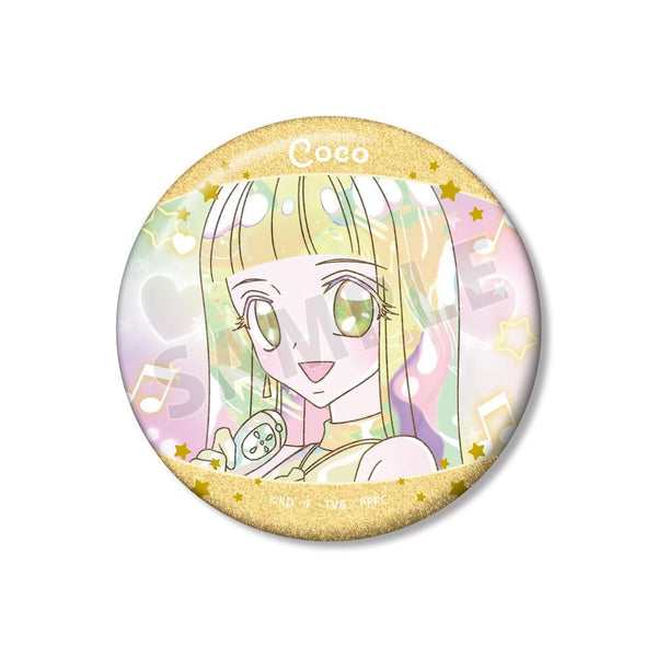 『ぴちぴちピッチ』ココ Ani-Art KAWAII label 75mmグリッター缶バッジ