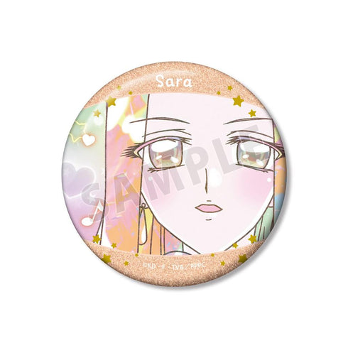 "Pichi Pichi Pitch" Sara Ani-Art KAWAII Label 75mm Glitter Pin