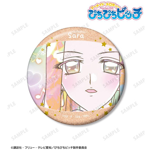 "Pichi Pichi Pitch" Sara Ani-Art KAWAII Label 75mm Glitter Pin