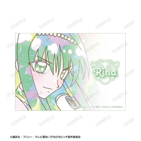 "Pichi Pichi Pitch" Rina Ani-Art KAWAII Label 2-Card Set