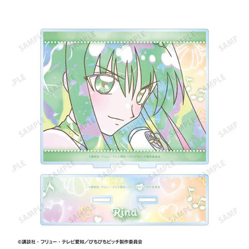 "Pichi Pichi Pitch" Rina Ani-Art KAWAII Label BIG Acrylic Stand