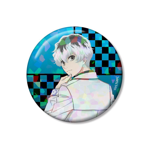 『東京喰種トーキョーグール:re』描き下ろし 佐々木琲世 戦う背中ver. 75mmホログラム缶バッジ