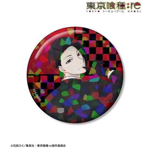 『東京喰種トーキョーグール:re』描き下ろし 旧多二福 戦う背中ver. 75mmホログラム缶バッジ