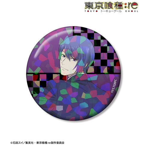 『東京喰種トーキョーグール:re』描き下ろし 月山 習 戦う背中ver. 75mmホログラム缶バッジ