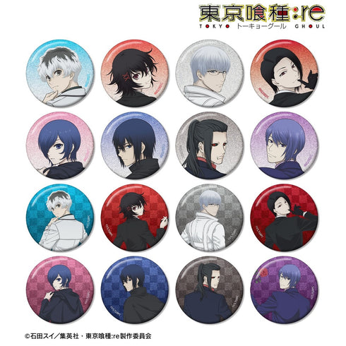 『東京喰種トーキョーグール:re』描き下ろし 戦う背中ver. トレーディンググリッター缶バッジ(単位/BOX)