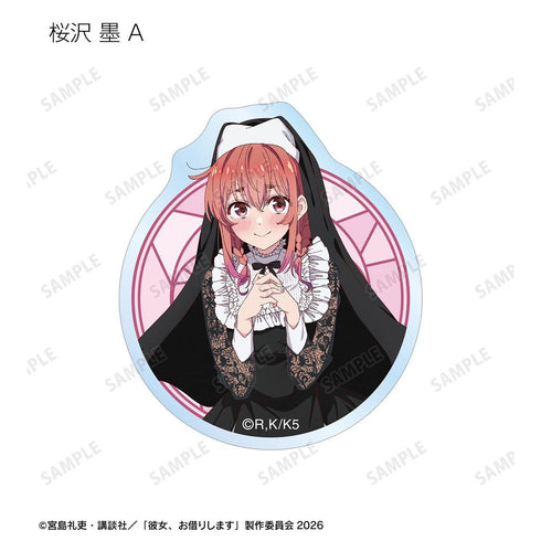 『彼女、お借りします』描き下ろし シスターver. トレーディングクリアダイカットステッカー(単位/BOX)