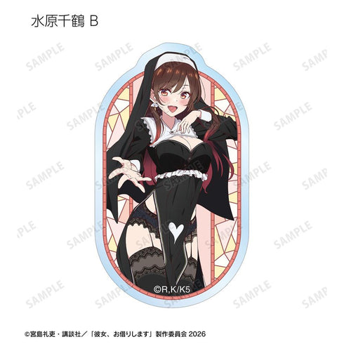 『彼女、お借りします』描き下ろし シスターver. トレーディングクリアダイカットステッカー(単位/BOX)