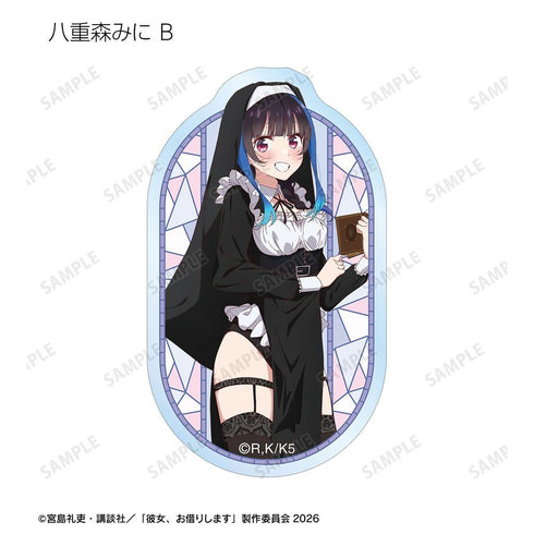 『彼女、お借りします』描き下ろし シスターver. トレーディングクリアダイカットステッカー(単位/BOX)