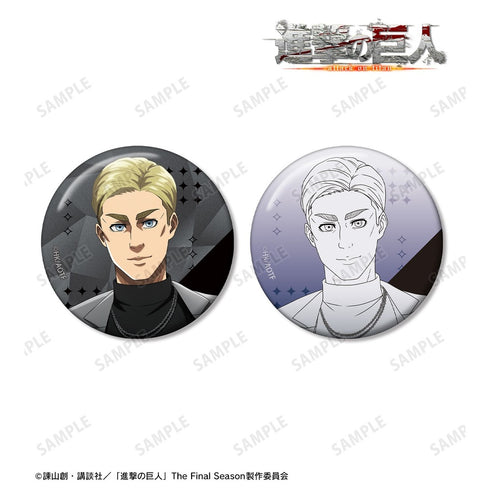 《進擊的巨人》全新繪製 艾爾文 束帶風格版 徽章2入組