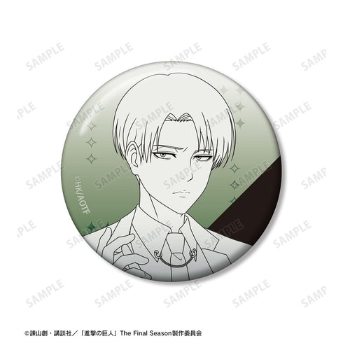 『進撃の巨人』描き下ろし リヴァイ ハーネススタイルver. 缶バッジ2個セット