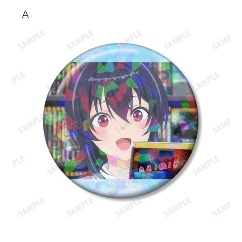 《和班上第二可愛的女孩成為朋友》朝凪海 全息圖徽章 2入組
