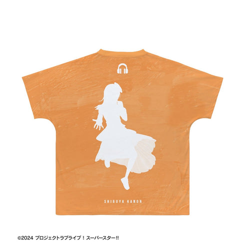 『ラブライブ!スーパースター!!』澁谷かのん Let's be ONE Ani-Art フルグラフィックTシャツユニセックス