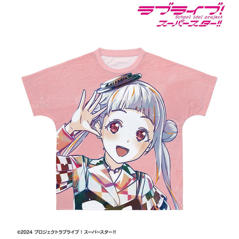 『ラブライブ!スーパースター!!』嵐 千砂都 Let's be ONE Ani-Art フルグラフィックTシャツユニセックス