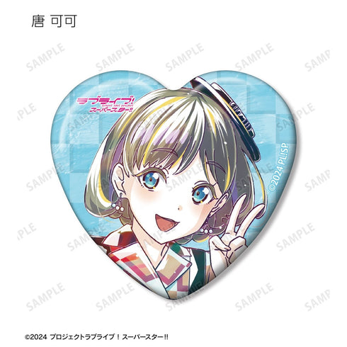 『ラブライブ!スーパースター!!』トレーディング Let's be ONE Ani-Art ハート型缶バッジ(単位/BOX)