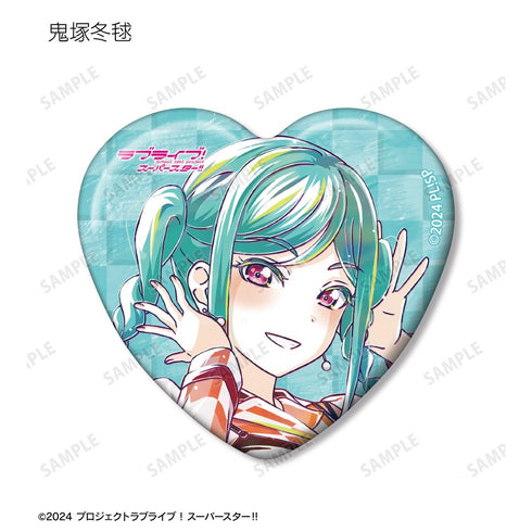 『ラブライブ!スーパースター!!』トレーディング Let's be ONE Ani-Art ハート型缶バッジ(単位/BOX)