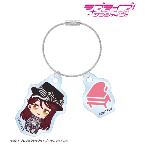 "Love Live! Sunshine!!" Riko Sakurauchi 3rd Solo Concert Ver. "Sitting Pretty!" Double-Wire Acrylic Keychain