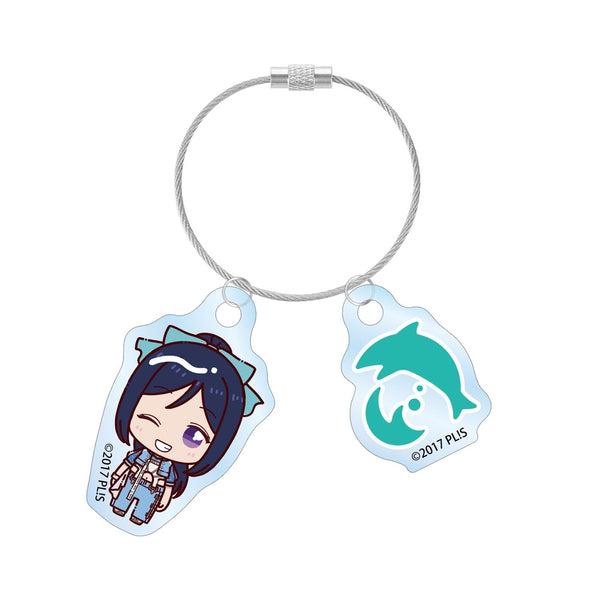 『ラブライブ!サンシャイン!!』松浦果南 3rdソロコンサートver. ちょこんと! 2連ワイヤーアクリルキーホルダー
