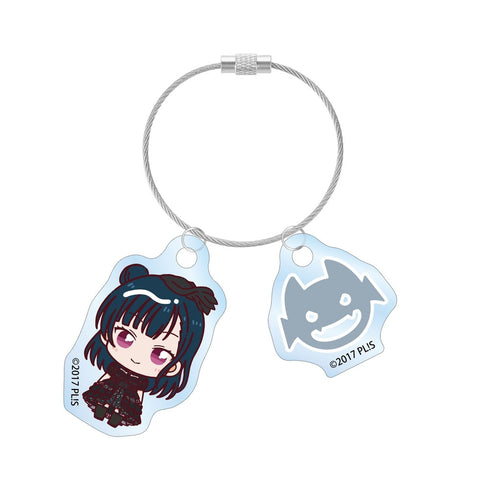 《Love Live! Sunshine!!》津岛善子 第3次个人演唱会版 俏皮坐姿!双连线亚克力钥匙扣