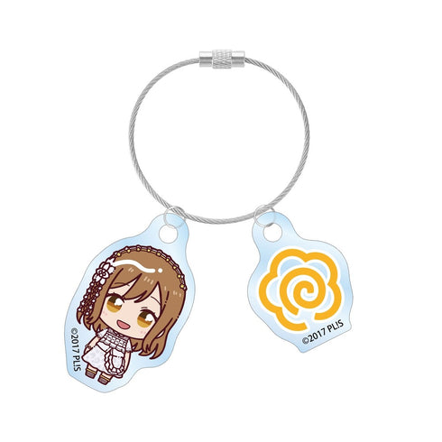 《Love Live! Sunshine!!》國木田花丸 第3次個人演唱會版 俏皮坐姿!雙連線壓克力鑰匙圈
