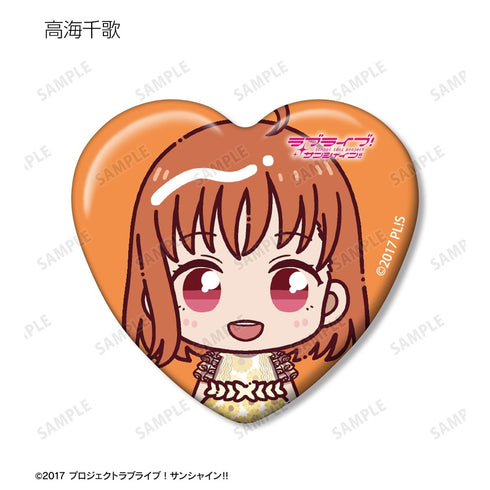 『ラブライブ!サンシャイン!!』3rdソロコンサートver. トレーディング ちょこんと! ハート型缶バッジ(単位/BOX)