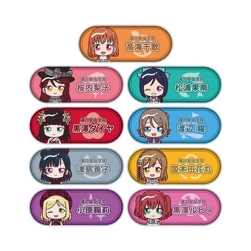 『ラブライブ!サンシャイン!!』3rdソロコンサートver. トレーディング ちょこんと! アクリルネームプレート(単位/BOX)