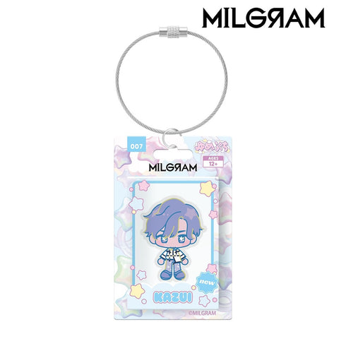 "MILGRAM" Kazu-i Yume-puchi Acrylic Keychain in Package-Style Design