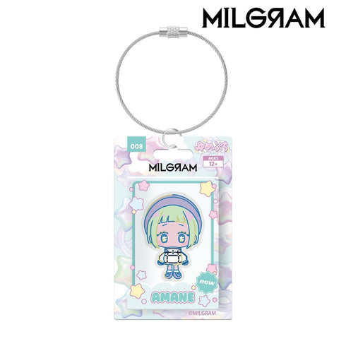 "MILGRAM" Amane Yume Puchi Acrylic Keychain in Package-Style Design