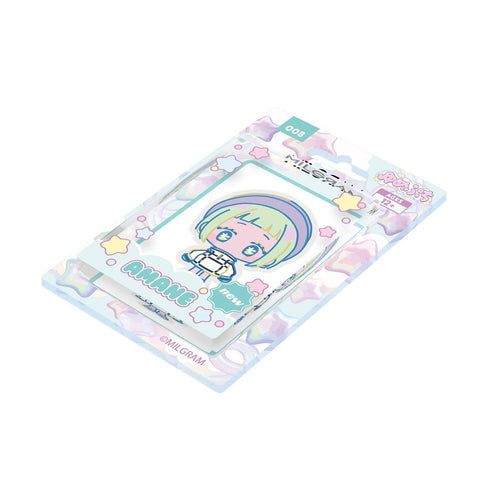 "MILGRAM" Amane Yume Puchi Acrylic Keychain in Package-Style Design