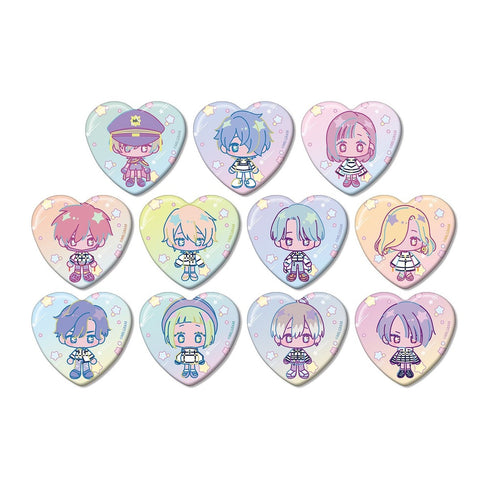"MILGRAM" Trading Yume Puchi Heart-Shaped Pin Ver. A (Unit/BOX)