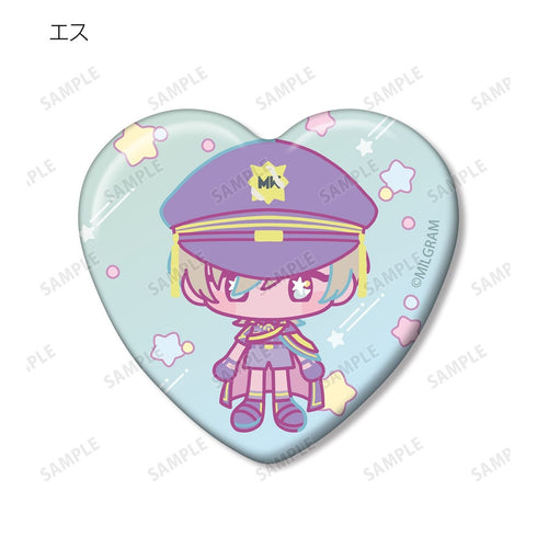 "MILGRAM" Trading Yume Puchi Heart-Shaped Pin Ver. A (Unit/BOX)