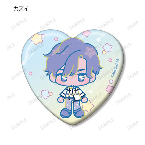 "MILGRAM" Trading Yume Puchi Heart-Shaped Pin Ver. A (Unit/BOX)