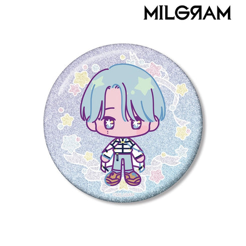 『MILGRAM -ミルグラム-』シドウ ゆめぷち 75mmグリッター缶バッジ