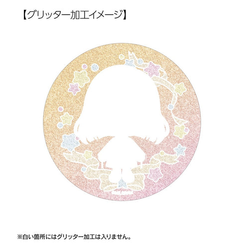 "MILGRAM" Mahiru Yume Puchi 75mm Glitter Pin Badge