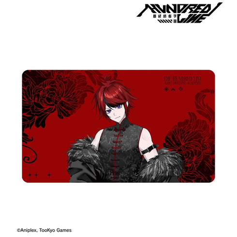 『HUNDRED LINE -最終防衛学園-』REOさんイラスト 澄野拓海 チャイナパンクver. マルチデスクマット POP UP SHOP in マルイ