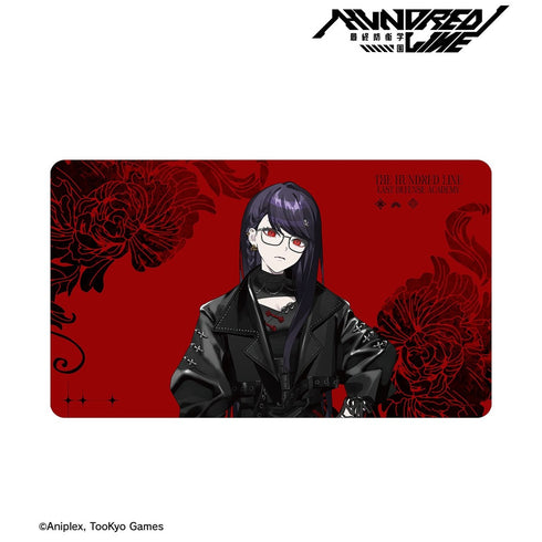 『HUNDRED LINE -最終防衛学園-』REOさんイラスト 雫原比留子 チャイナパンクver. マルチデスクマット POP UP SHOP in マルイ