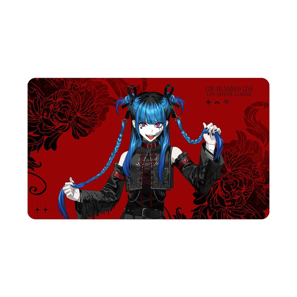 『HUNDRED LINE -最終防衛学園-』REOさんイラスト 飴宮怠美 チャイナパンクver. マルチデスクマット POP UP SHOP in マルイ
