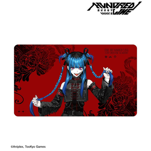 『HUNDRED LINE -最終防衛学園-』REOさんイラスト 飴宮怠美 チャイナパンクver. マルチデスクマット POP UP SHOP in マルイ