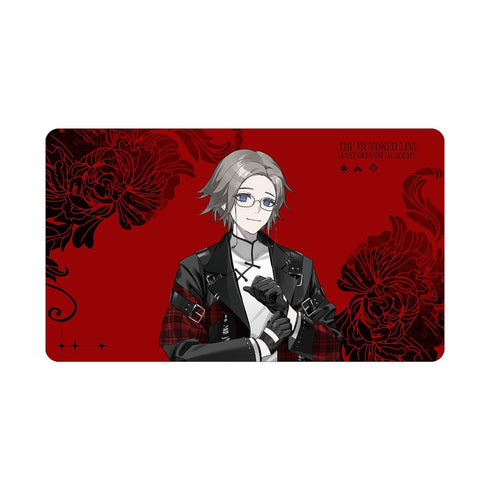 『HUNDRED LINE -最終防衛学園-』REOさんイラスト 蒼月衛人 チャイナパンクver. マルチデスクマット POP UP SHOP in マルイ