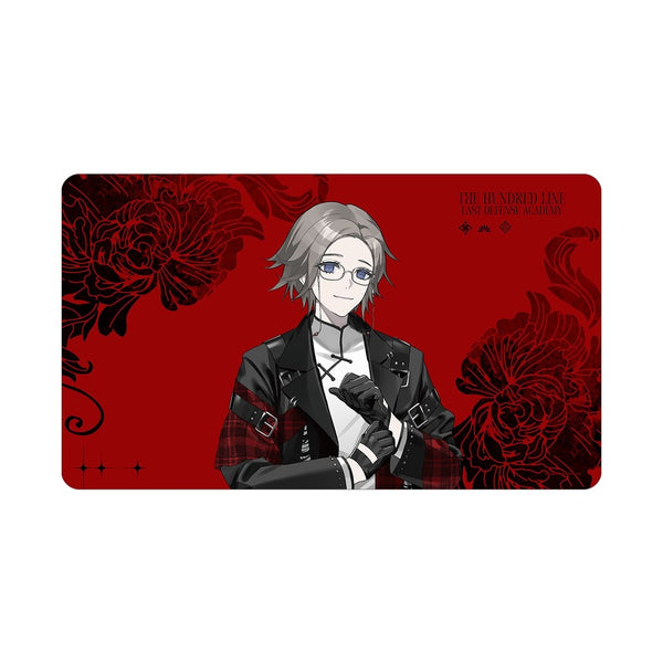 『HUNDRED LINE -最終防衛学園-』REOさんイラスト 蒼月衛人 チャイナパンクver. マルチデスクマット POP UP SHOP in マルイ