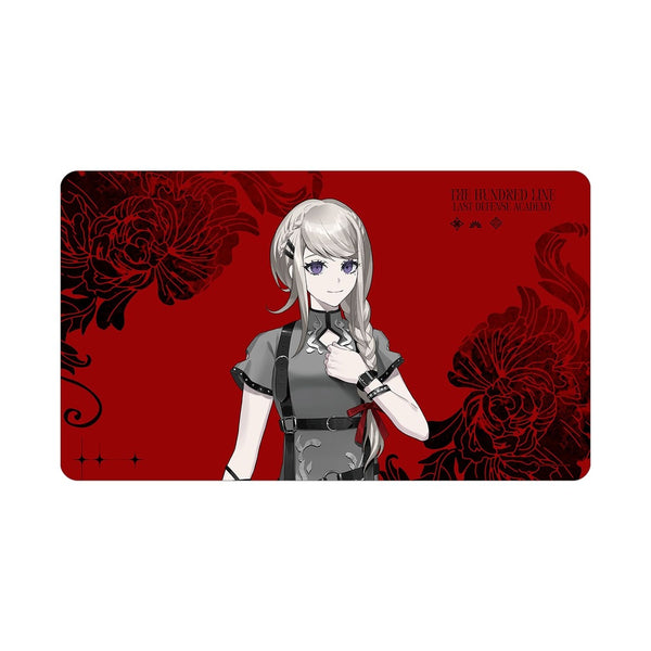 『HUNDRED LINE -最終防衛学園-』REOさんイラスト 霧藤希 チャイナパンクver. マルチデスクマット POP UP SHOP in マルイ