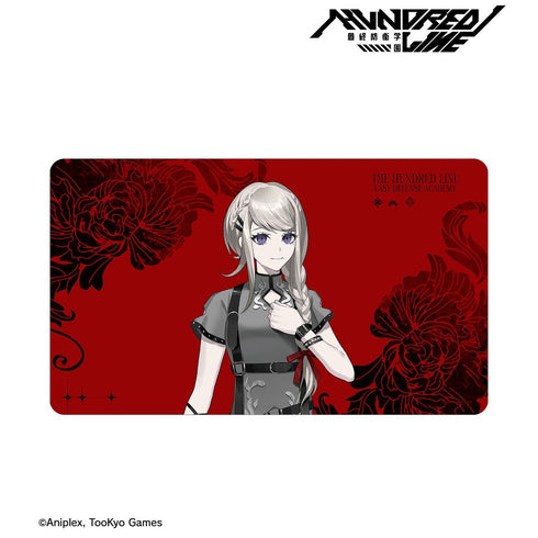 『HUNDRED LINE -最終防衛学園-』REOさんイラスト 霧藤希 チャイナパンクver. マルチデスクマット POP UP SHOP in マルイ