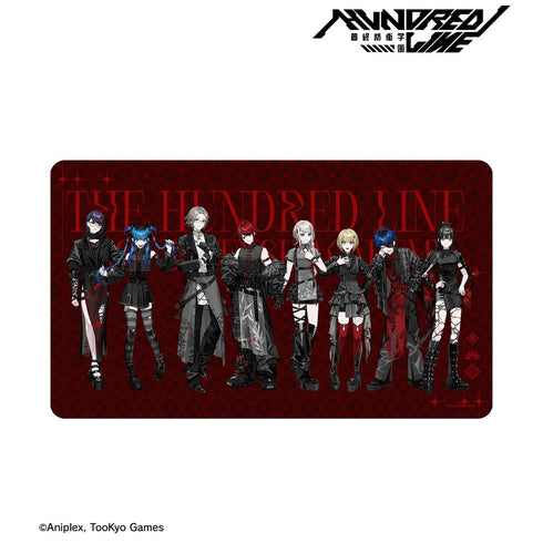 『HUNDRED LINE -最終防衛学園-』REOさんイラスト 集合 チャイナパンクver. マルチデスクマット POP UP SHOP in マルイ